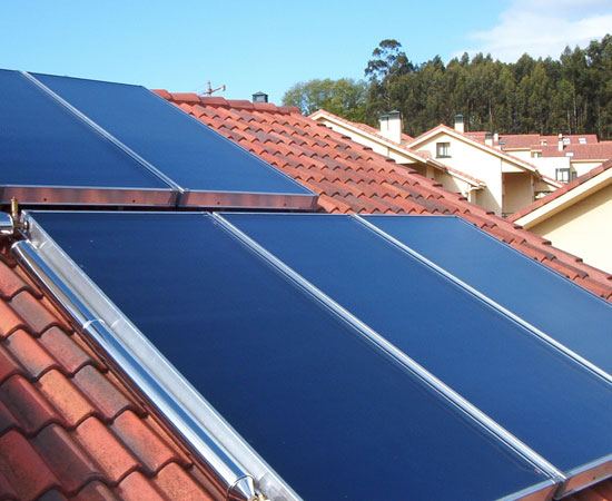 Paneles solares chalé Guadalajara